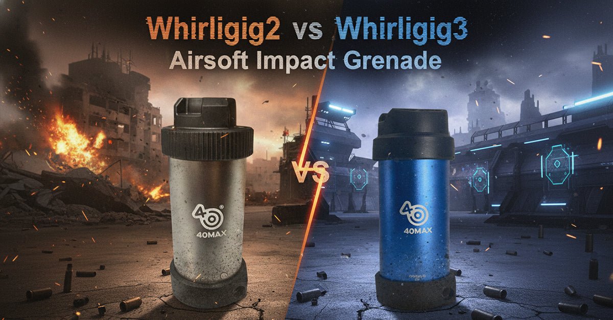 Whirligig2 vs Whirligig3 Airsoft Impact Grenade (120BB / 200BB