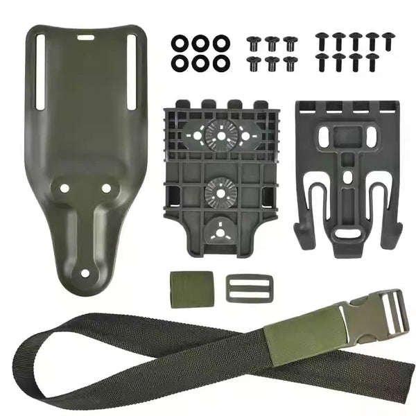 3 - Piece Tactical Drop Leg Pistol Holster Set - 40MAX - Find your missing piece here
