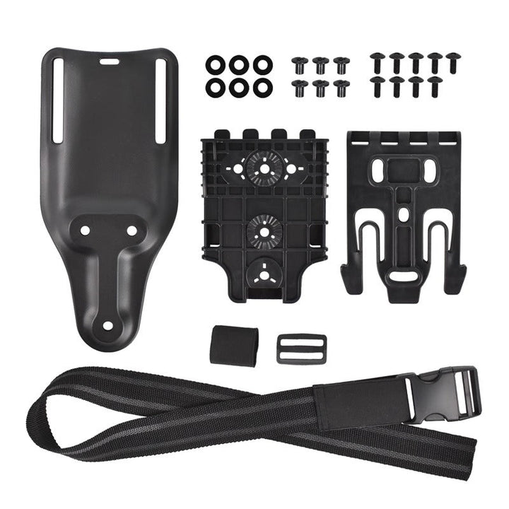 3 - Piece Tactical Drop Leg Pistol Holster Set - 40MAX - Find your missing piece here