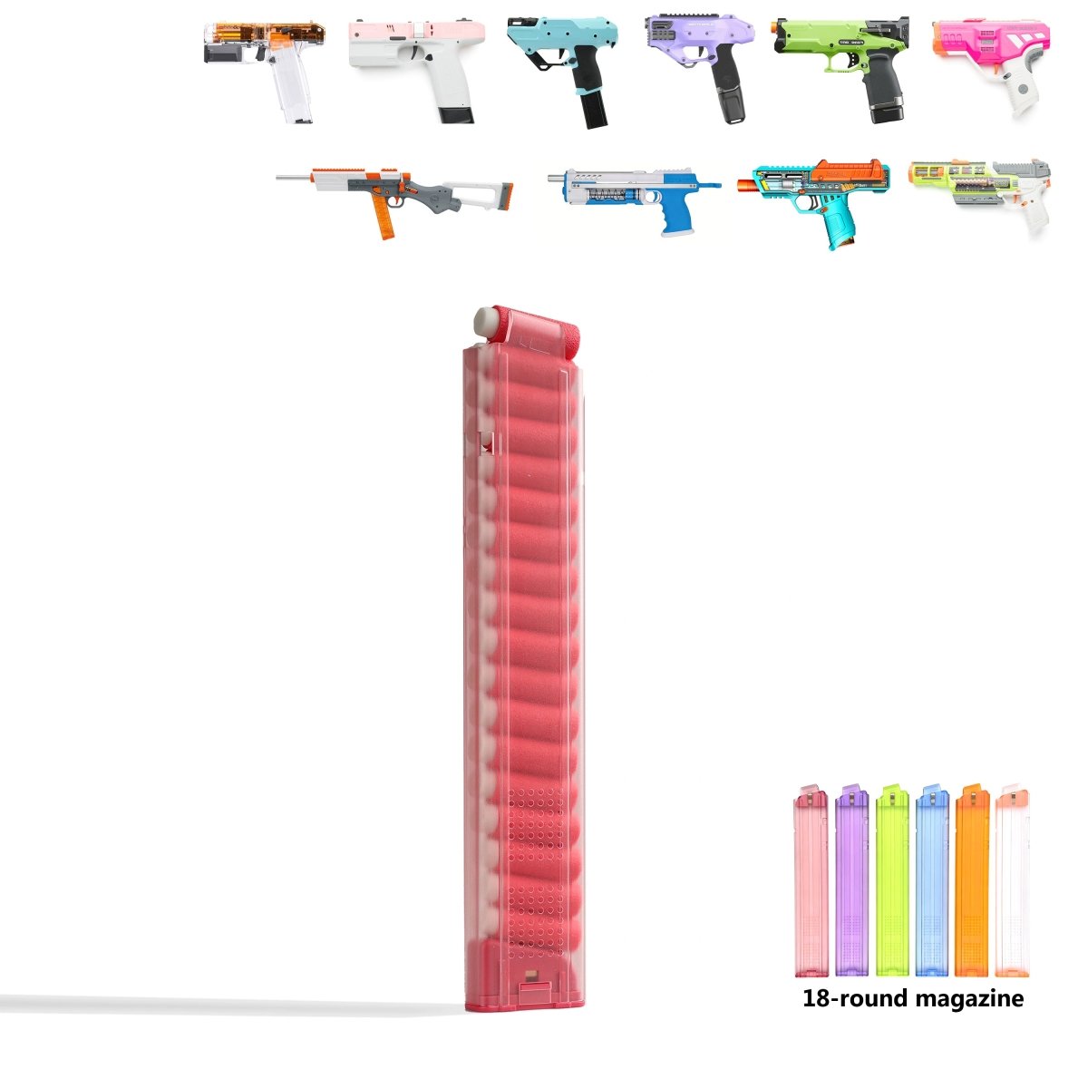 40MAXエアソフトギア – 40mmグレネードシェル、ランチャー