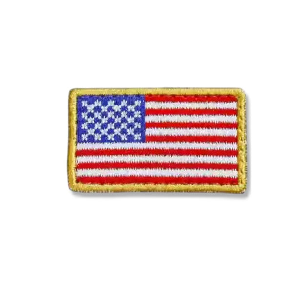 Mini Embroidered American Flag Patch