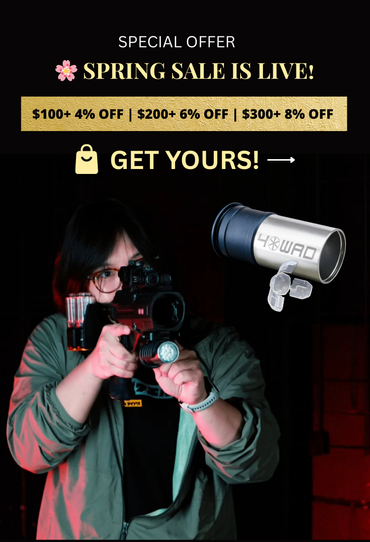 40MAXエアソフトギア – 40mmグレネードシェル、ランチャー