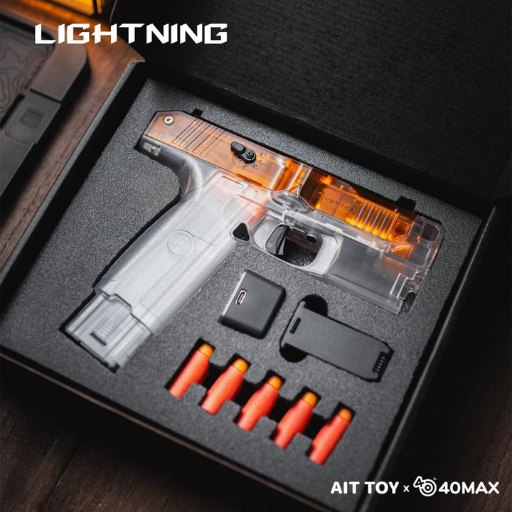 AIT TOY x 40MAX Lightning Brushless Flywheel Foam Dart Blaster - 40MAX - Find your missing piece here