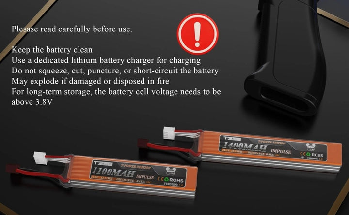 T238 Ultra Performance Airsoft lipo Battery - 40MAX - Find your missing piece here