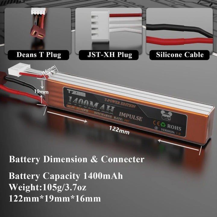 T238 Ultra Performance Airsoft lipo Battery - 40MAX - Find your missing piece here