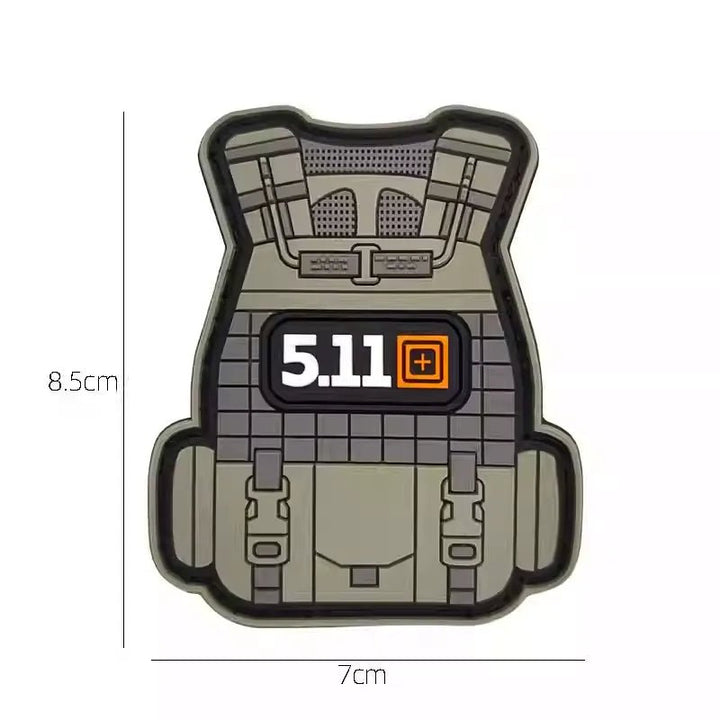 Tactical PVC Morale Patches | Durable Hook-and-Loop Gear Badges