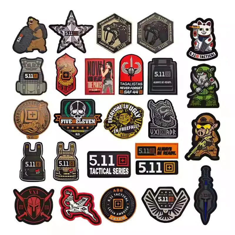Tactical PVC Morale Patches | Durable Hook-and-Loop Gear Badges – 40MAX ...