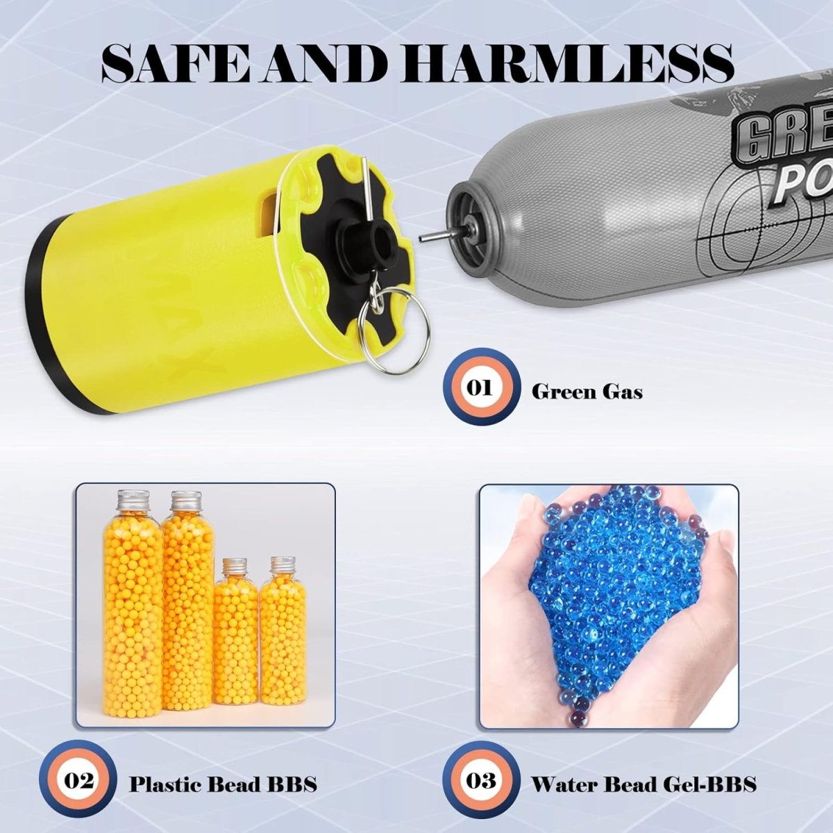 トイガン 40MAX Whirligig2 Airsoft Impact Grenade Whirligig2 Airsoft Impact Grenade – 40MAX - Find your